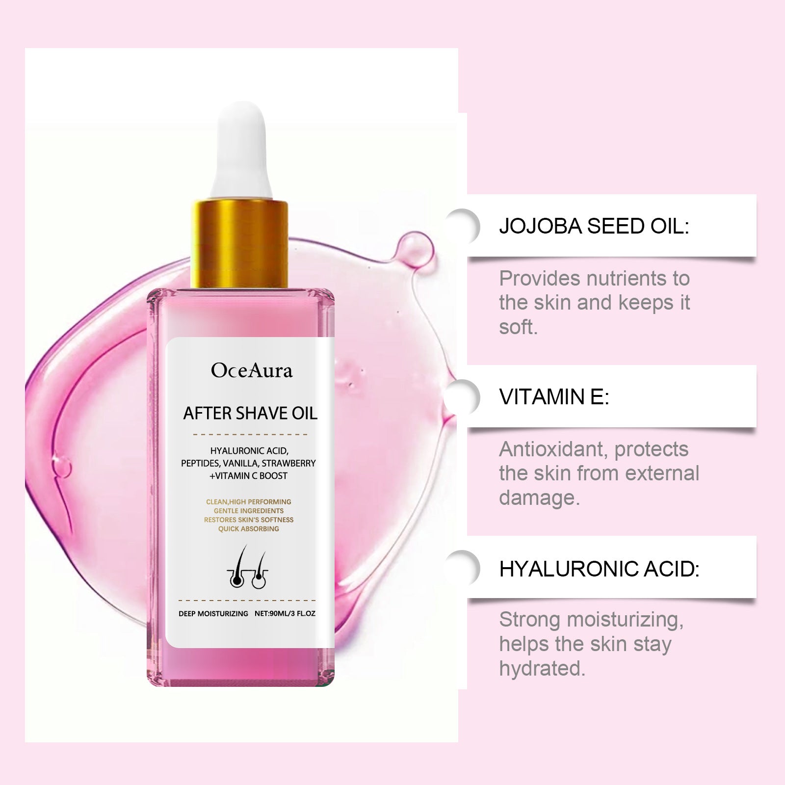 Strawberry Soothing After Shave Oil